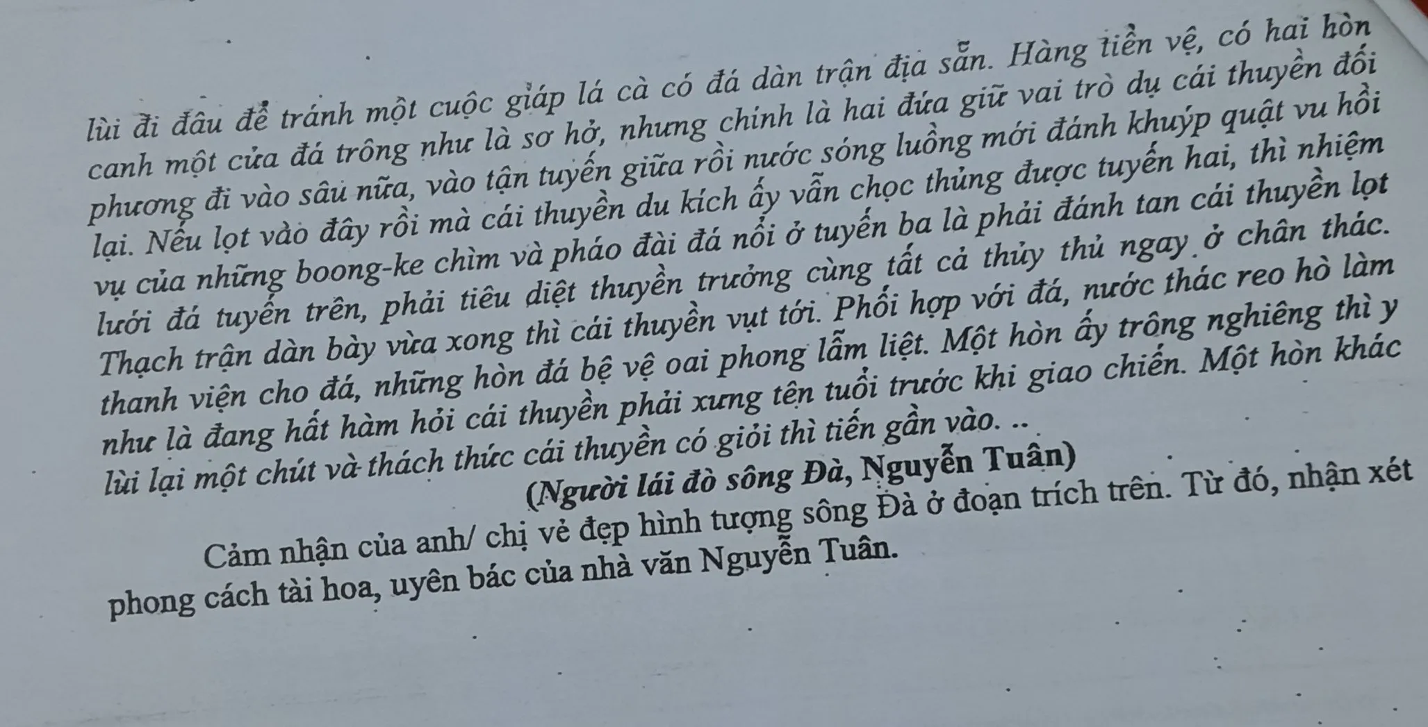 SGK Ngữ Văn 11  Chữ người tử tù