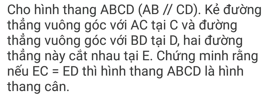 Diện tích hình thang ABCD